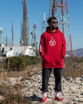 HELL BENT RED HOODIE