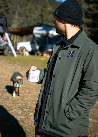 BASIC DARK FOREST COACH JACKET