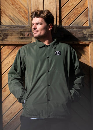 BASIC DARK FOREST COACH JACKET