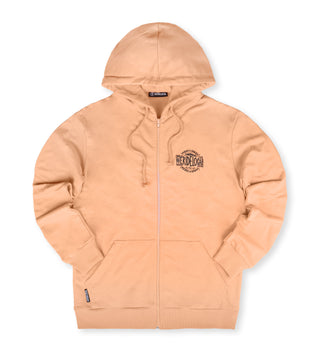 Made To Shred Apricot Light Zipped Hoodie - We Ride Local