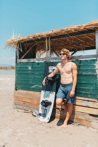 THE ONE BASIC GREY BOARDSHORTS
