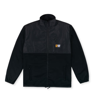 STOKED BLACK TURTLE NECK ZIPPER
