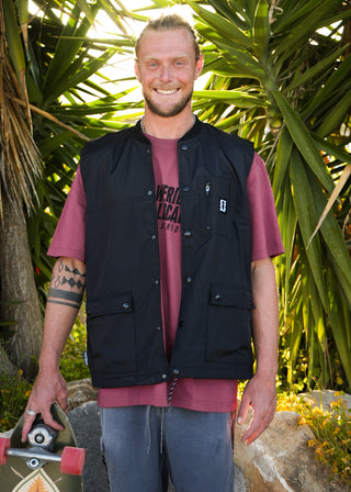 DAILY BLACK WINDPROOF VEST