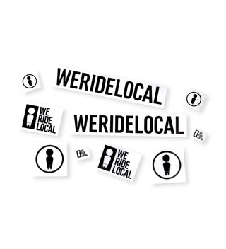 LOGOTYPE WHITE STICKER PACK