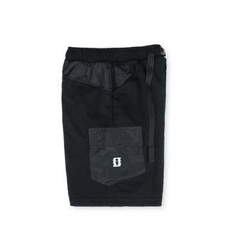 ADVENTURE BLACK SWEAT SHORTS