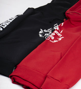 HELL BENT RED HOODIE