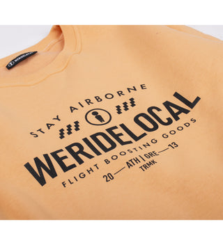 AIRBORNE PEACH CREWNECK
