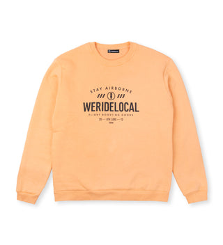 AIRBORNE PEACH CREWNECK