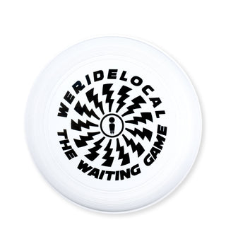 THE WAITING GAME  WHITE FRISBEE