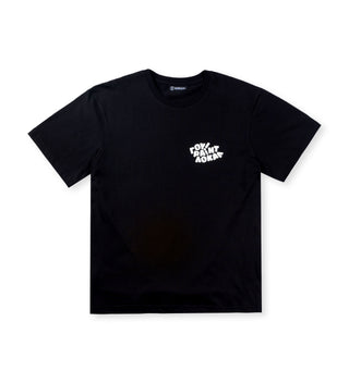We Ride Local GREEKLISH BLACK t-shirt, unisex style, 100% cotton with silk printed graphics, made in Greece.