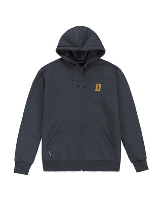 Riders Club Charcoal Zip Hoodie - WERIDELOCAL