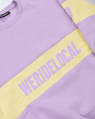 Transition Lilac Women Crew Hoodie - WERIDELOCAL