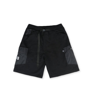 Adventure Black Sweat Shorts