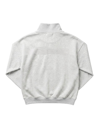 Bliss Grey Melange Women Turtleneck Hoodie - WERIDELOCAL