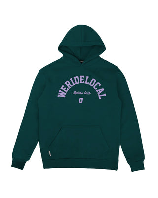 Riders Club Teal Women Hoodie - WERIDELOCAL