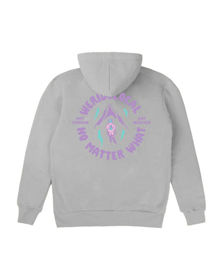No Matter What Silver Hoodie - WERIDELOCAL