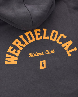 Riders Club Charcoal Zip Hoodie - WERIDELOCAL