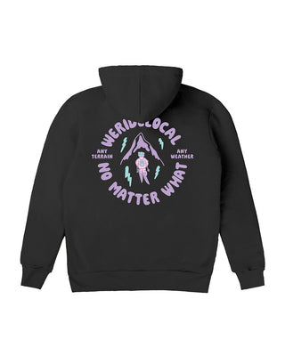 No Matter What Black Hoodie - WERIDELOCAL