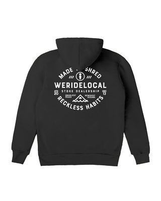 Shredders Black Hoodie - WERIDELOCAL