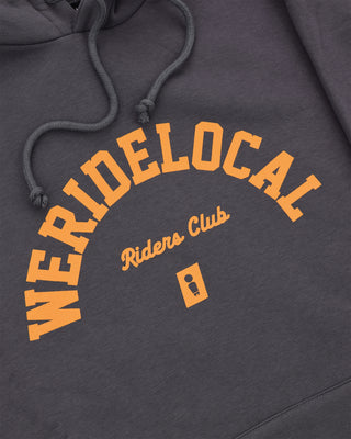 Riders Club Charcoal Hoodie - WERIDELOCAL