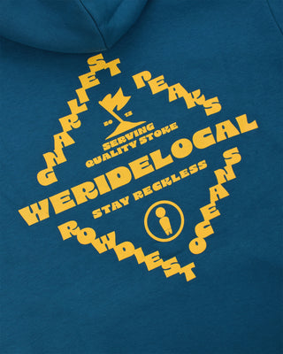 Divergence Teal Hoodie - WERIDELOCAL