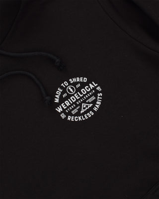 Shredders Black Hoodie - WERIDELOCAL
