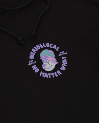 No Matter What Black Hoodie - WERIDELOCAL