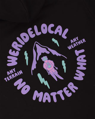 No Matter What Black Hoodie - WERIDELOCAL