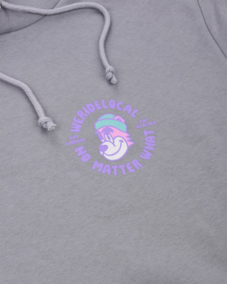 No Matter What Silver Hoodie - WERIDELOCAL