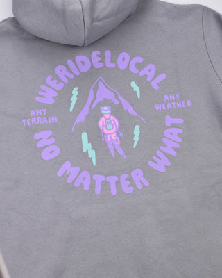 No Matter What Silver Hoodie - WERIDELOCAL