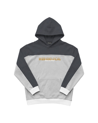 White Lines Grey Hoodie