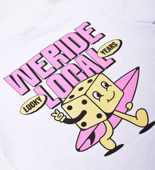SURFIN' DIE WHITE TEE