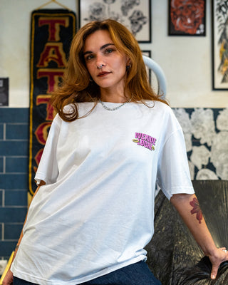 SURFIN' DIE WHITE TEE