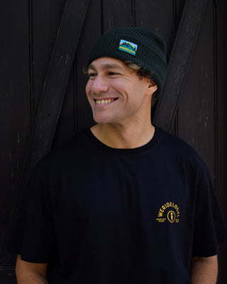 WILD RIDES DARK KHAKI BEANIE