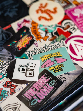 LUCKY 13 STICKER PACK - WERIDELOCAL