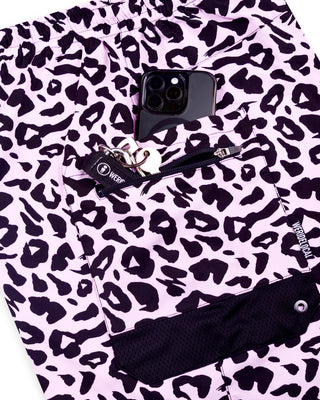 PINK LEOPARD HYBRID BOARDSHORTS