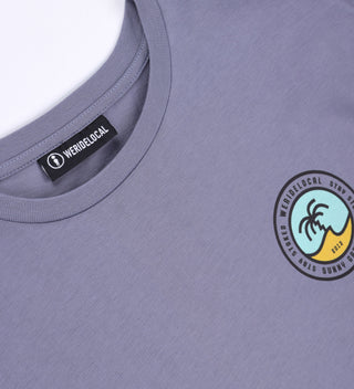 CREST SILVER BLUE TEE - WERIDELOCAL