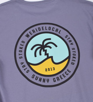 CREST SILVER BLUE TEE - WERIDELOCAL