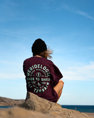 ALL TERRAIN EGGPLANT TEE