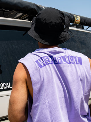 UNION RAW CUT PIGMENT LILAC TANKTOP - WERIDELOCAL