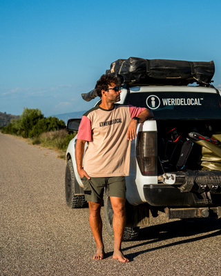 Colorblock Dark Tee - WERIDELOCAL