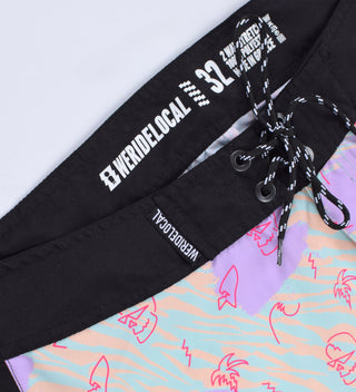 GROOVY POP BOARDSHORTS - WERIDELOCAL