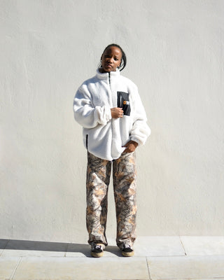 SHELTER SHERPA CREAM FLEECE JACKET