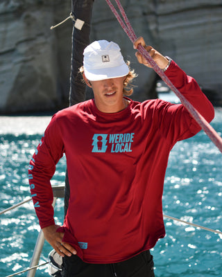 THUNDER BURGUNDY RASHGUARD LONGSLEEVE