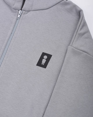 Logo Silver Women Zip Hoodie