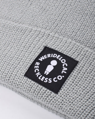 Doode Patch Silver Beanie