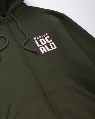 DIVISION ARMY ZIPPED HOODIE
