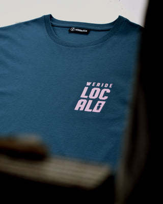 DIVISION TEAL TEE