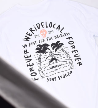 FOREVER WHITE TEE - WERIDELOCAL