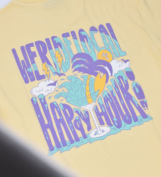 HAPPY HOUR FADED-APRICOT TEE - WERIDELOCAL